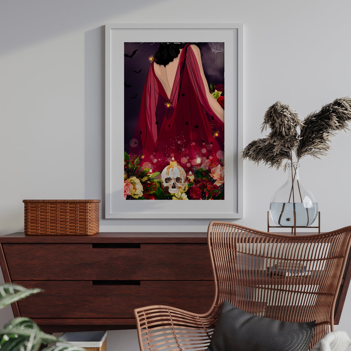 Illustration Red Witch