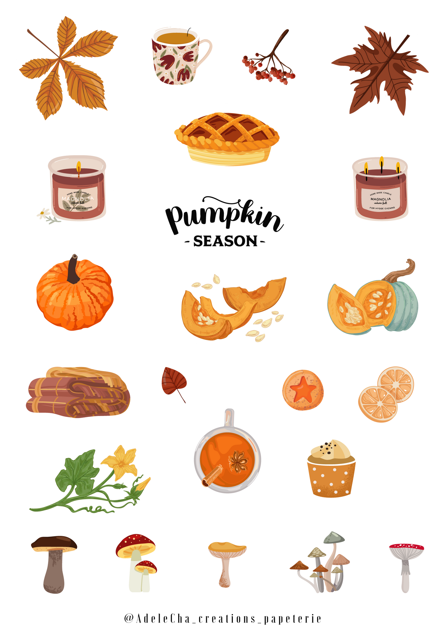 Stickers Pumpkin Season