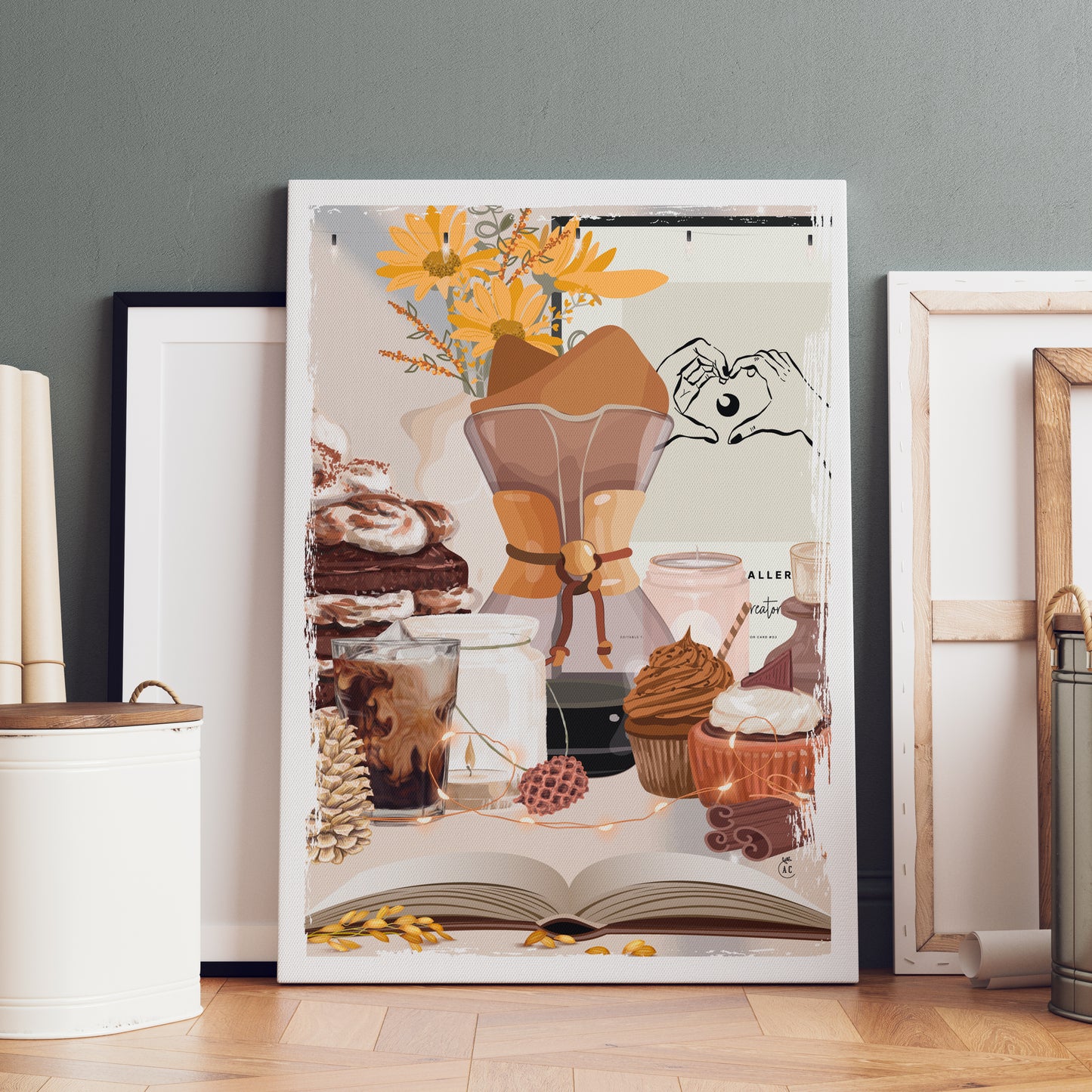Illustration Autumn Coffee