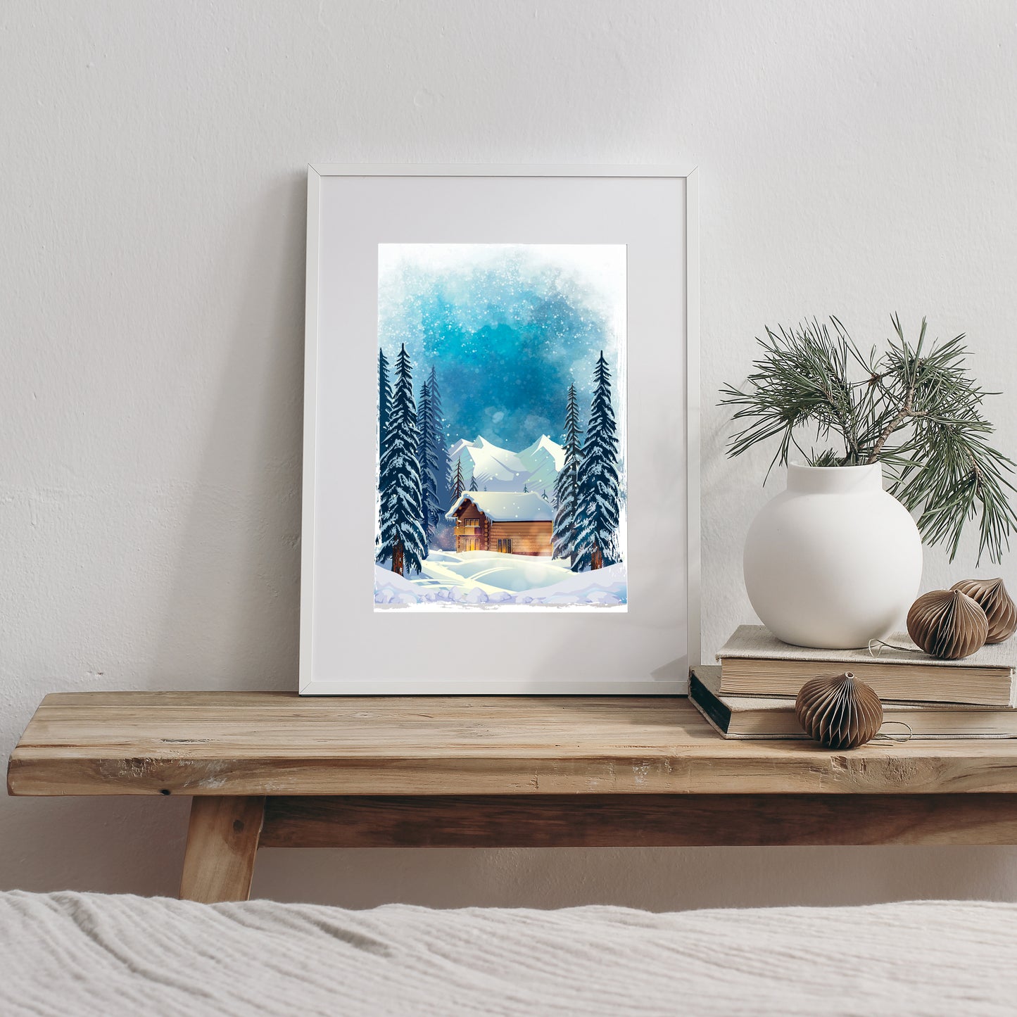 Illustration Winter Landscape