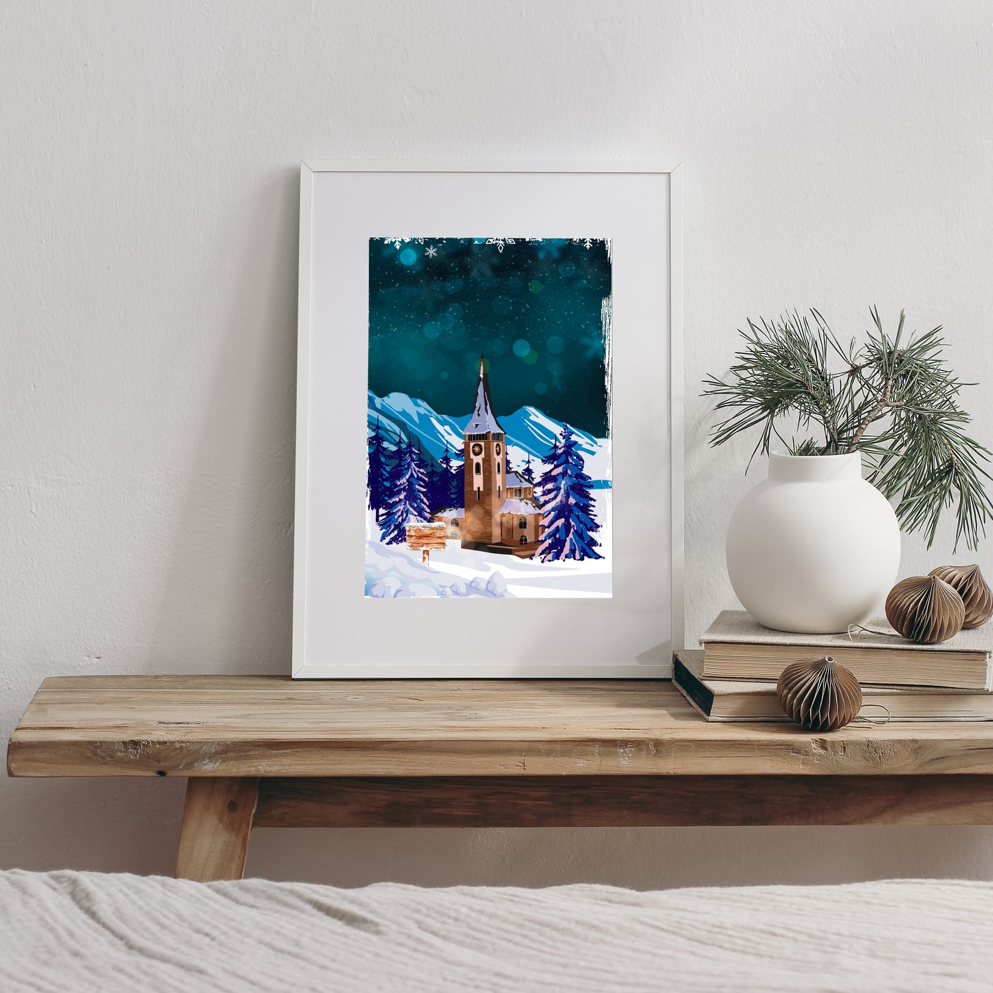 Illustration Winter Village