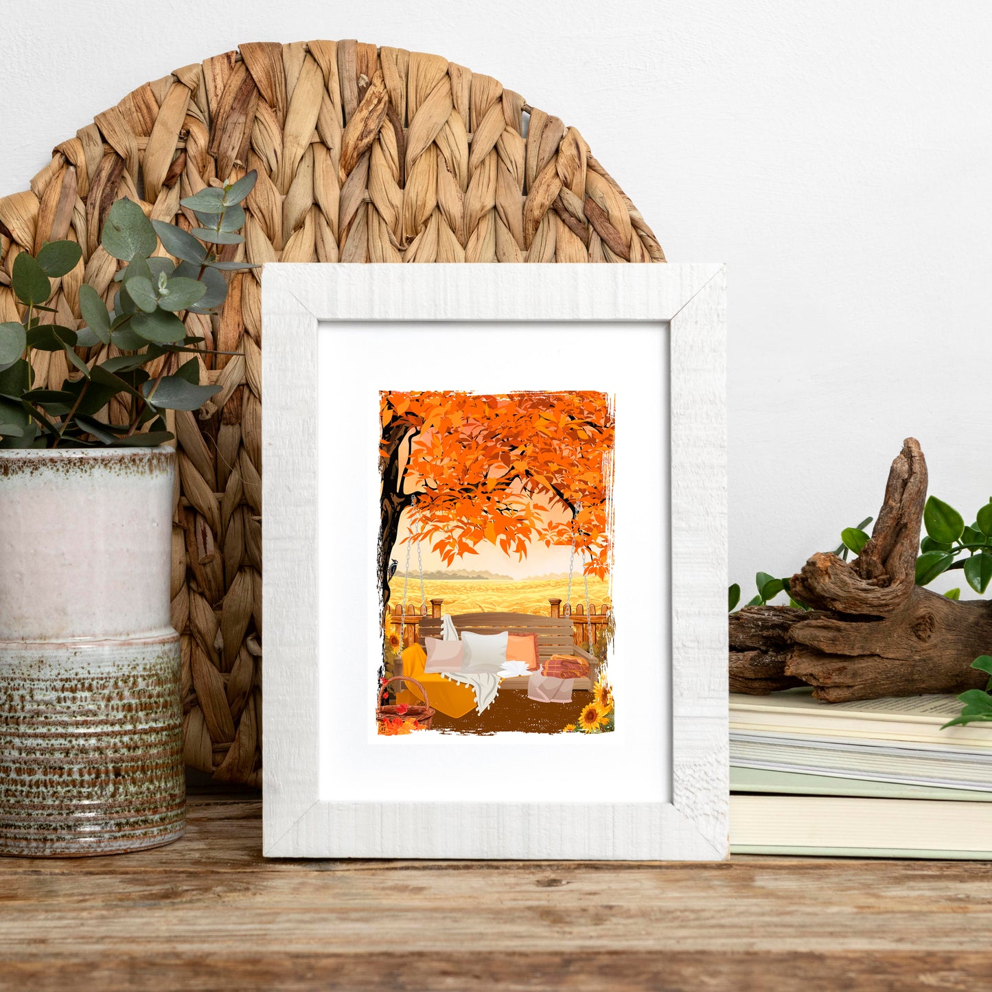 Illustration Fall Countryside