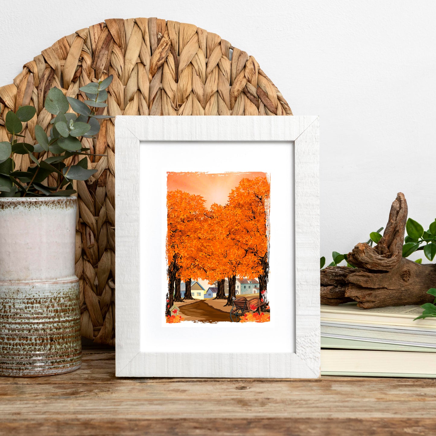 Illustration Autumn Path