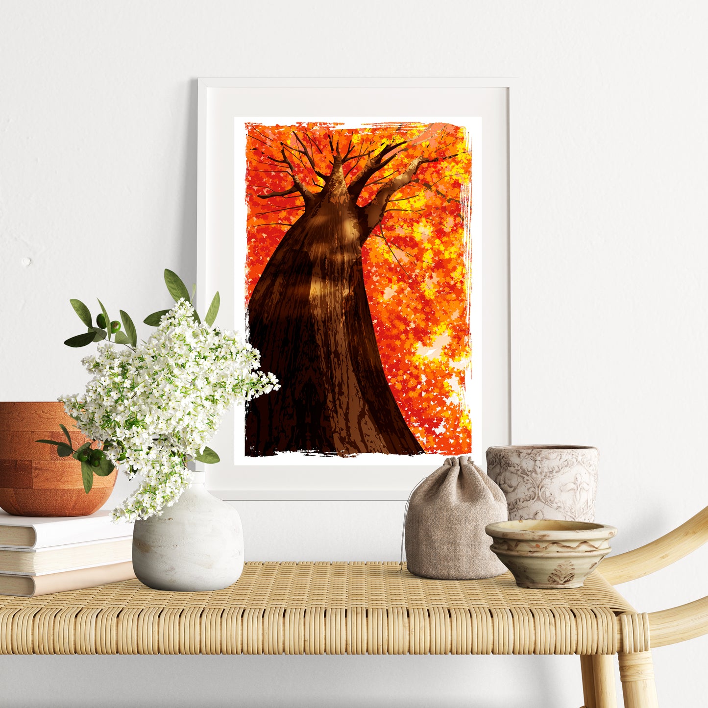 Illustration Autumn Tree