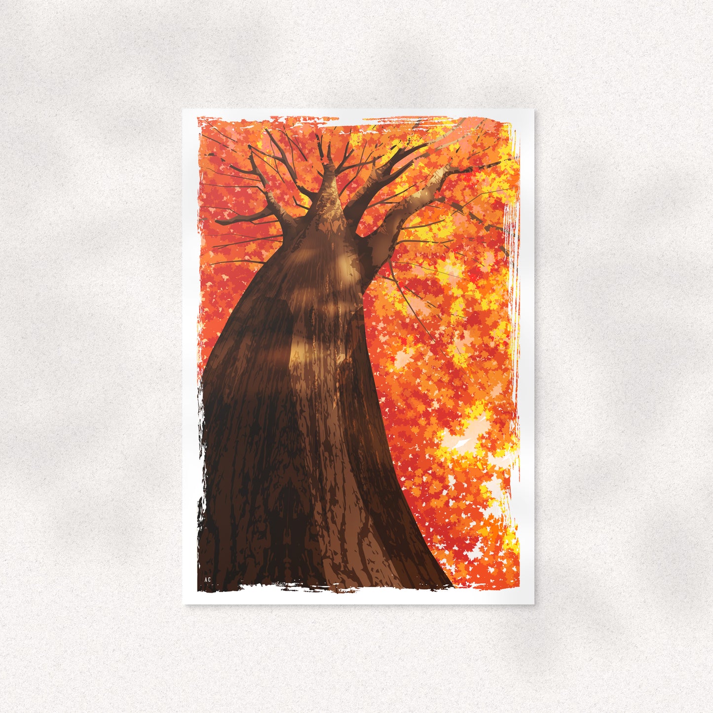 Illustration Autumn Tree