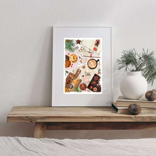 Illustration Christmas chocolate