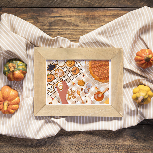 Illustration Autumn cookies