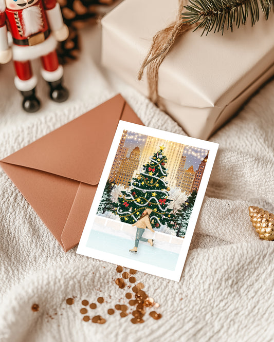Illustration The Rink At Rockefeller Center