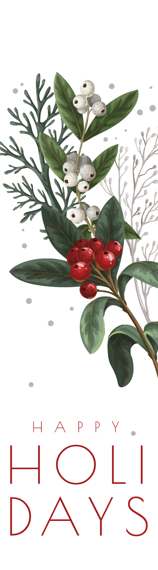 Marque Pages Happy Holidays