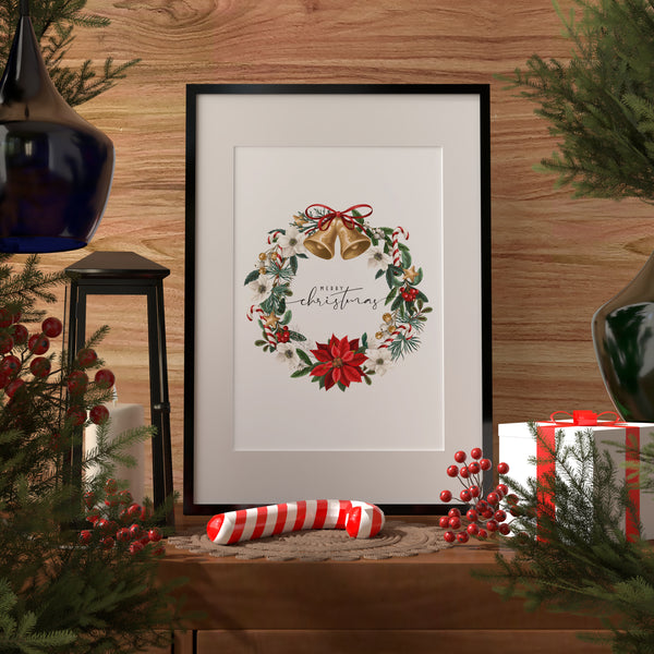 Illustration Christmas Wreath