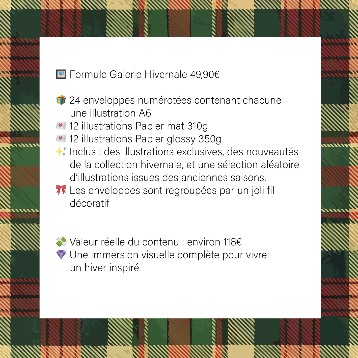 CALENDRIER DE L'AVENT 2025