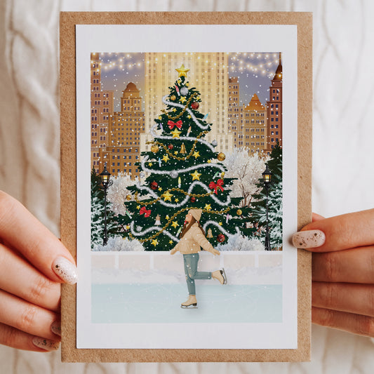 Illustration The Rink At Rockefeller Center