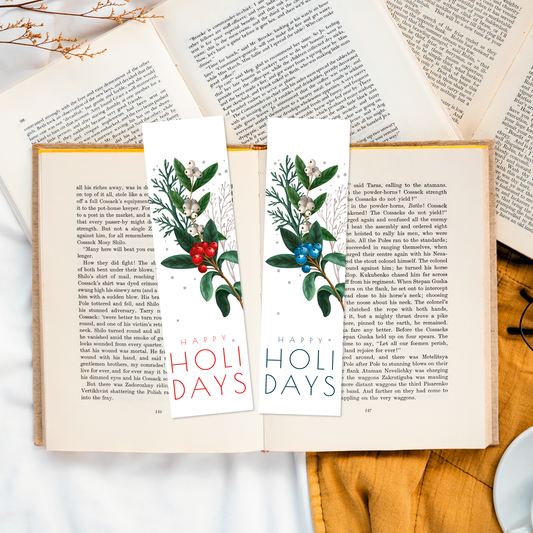 Marque Pages Happy Holidays