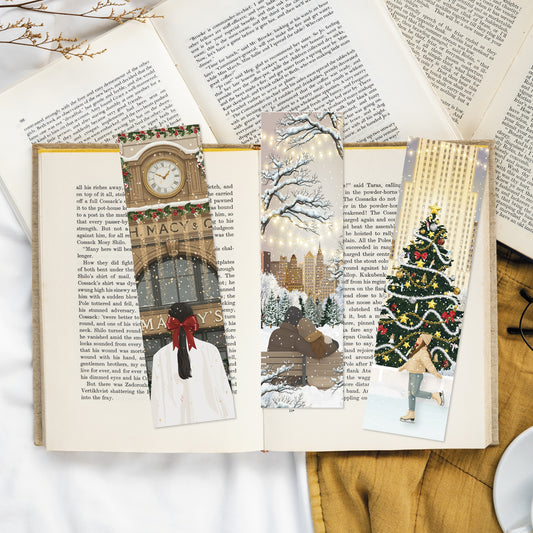 Lot de Marque Pages Christmas in New York