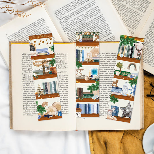 Lot de Marque Pages Bibli d'Hiver