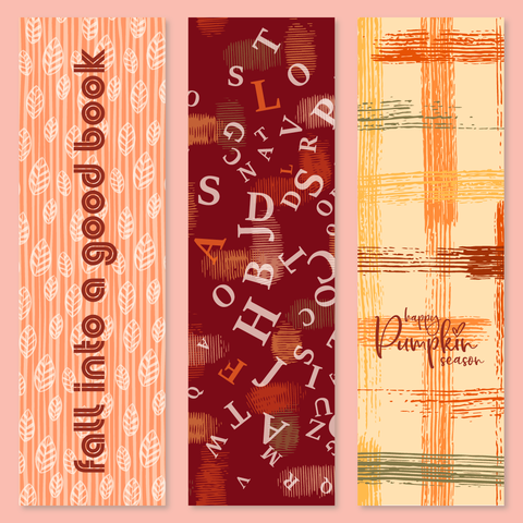 Marque Pages Messages d'Automne