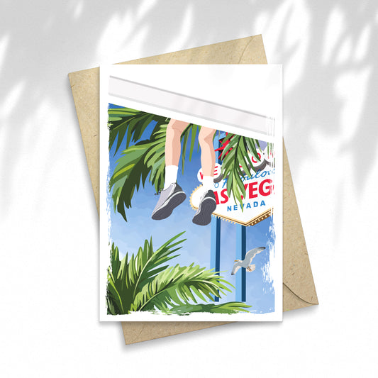 Illustration Blue Vegas