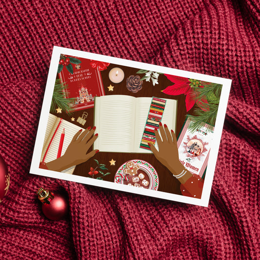 Illustration Christmas Reading