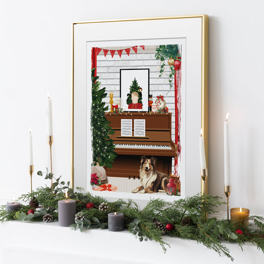 Illustration Piano de Noel