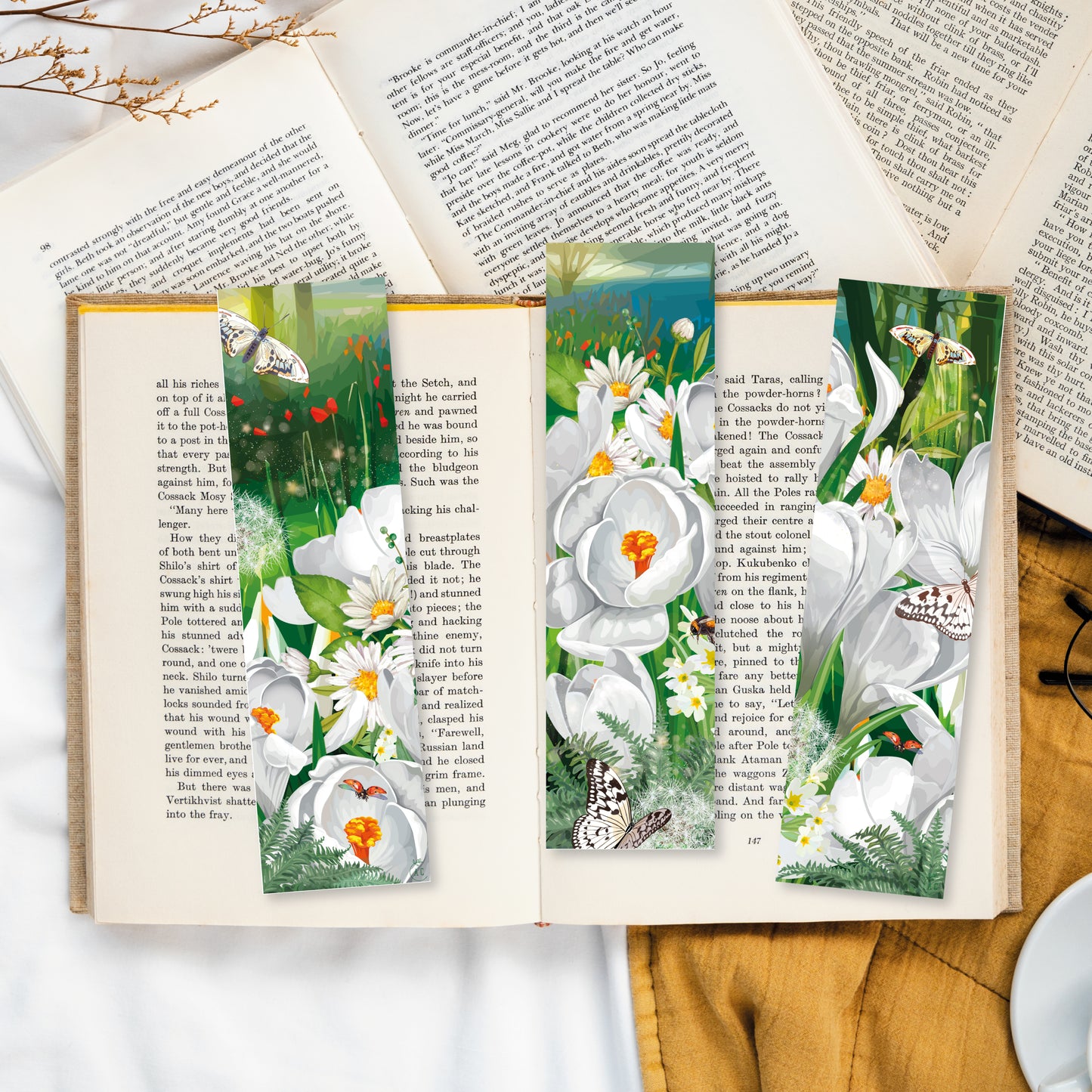 Lot de Marque Pages Spring is Coming