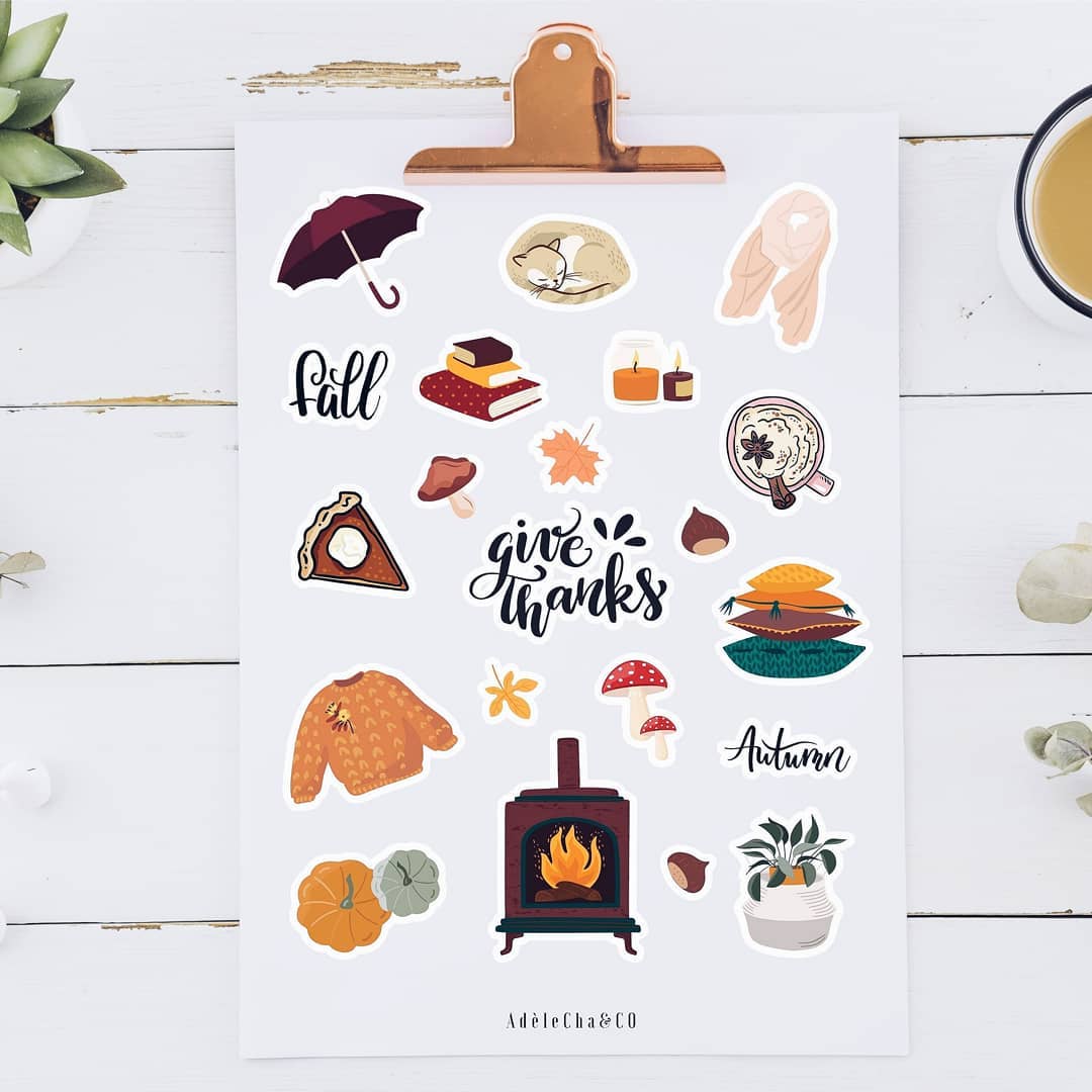Stickers Thanksgiving
