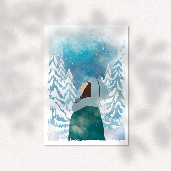 Illustration Frozen Girl