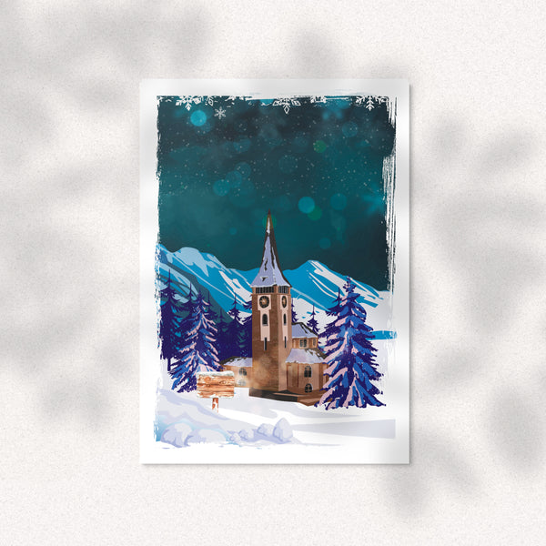 Illustration Winter Village