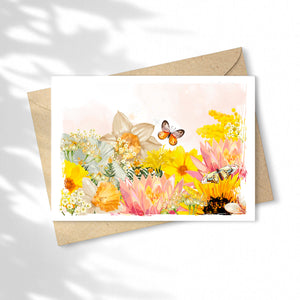 Illustration Yellow Flowers