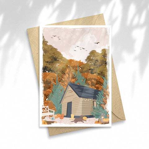 Illustration Forest Cabin