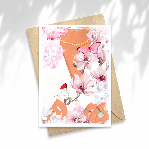 Illustration Pink Magnolia