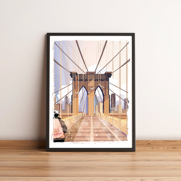 Affiche Brooklyn Bridge