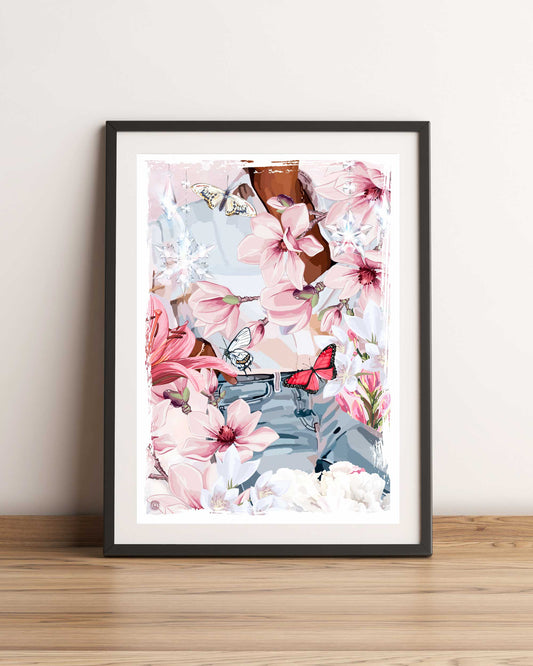 Illustration Magnolia For Ever