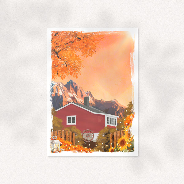 Illustration Red Cabin