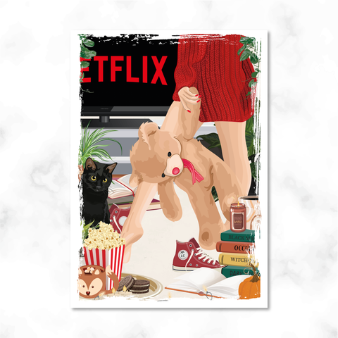 Illustration Netflix & Chill