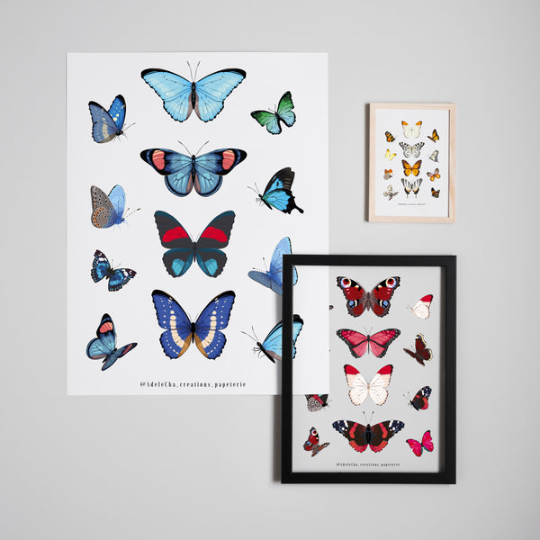 Stickers Blue butterfly