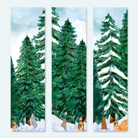 Lot de Marque Pages Evergreen Forest