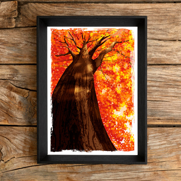 Illustration Autumn Tree