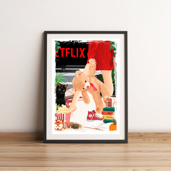 Illustration Netflix & Chill