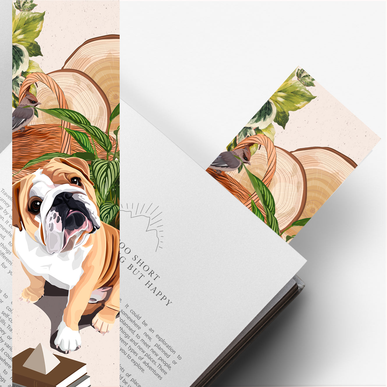 Marque Pages Bouledogue