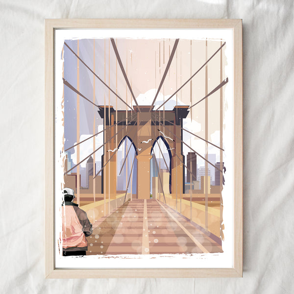 Affiche Brooklyn Bridge